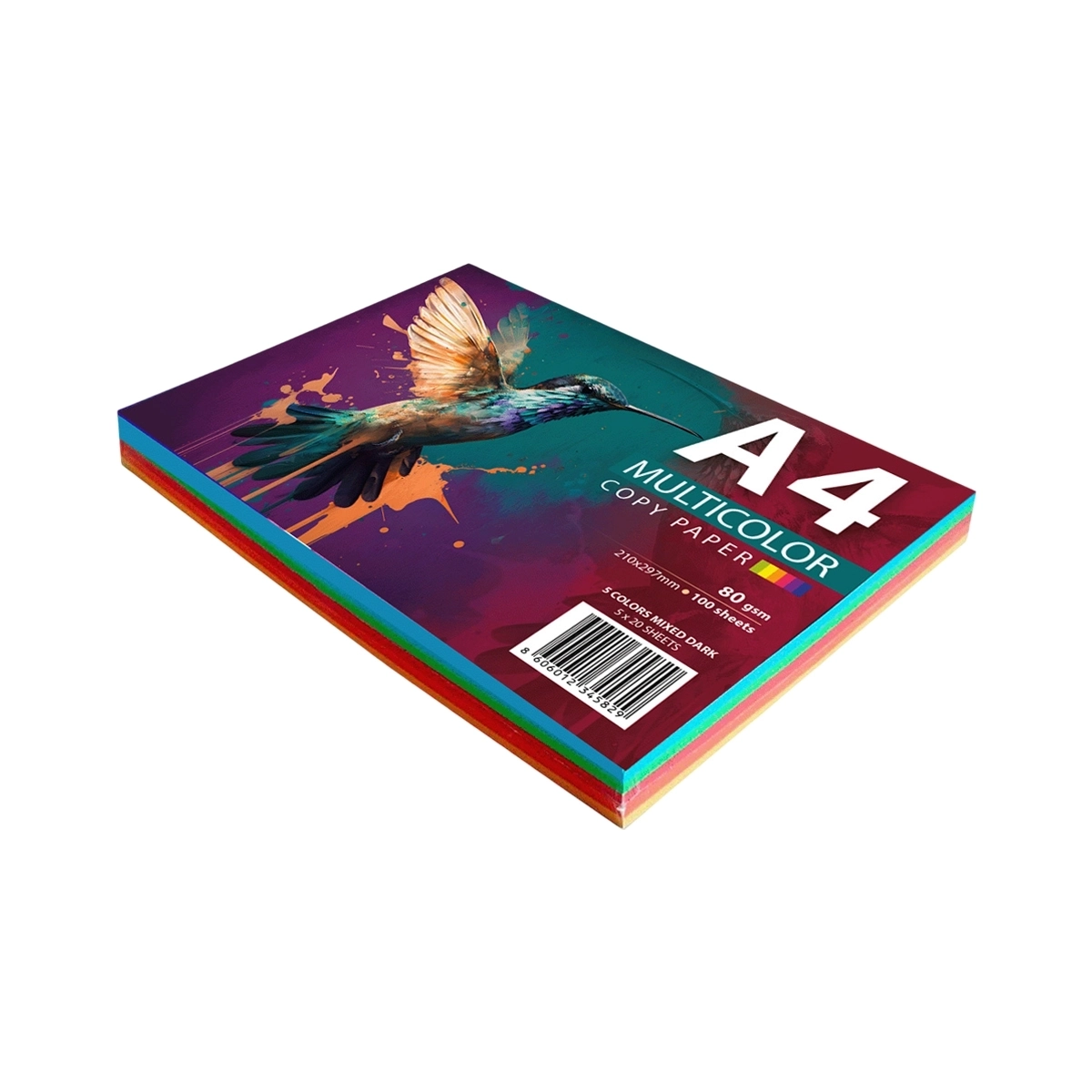 Fotokopir papir A4 u boji 1/100 intenzivne boje