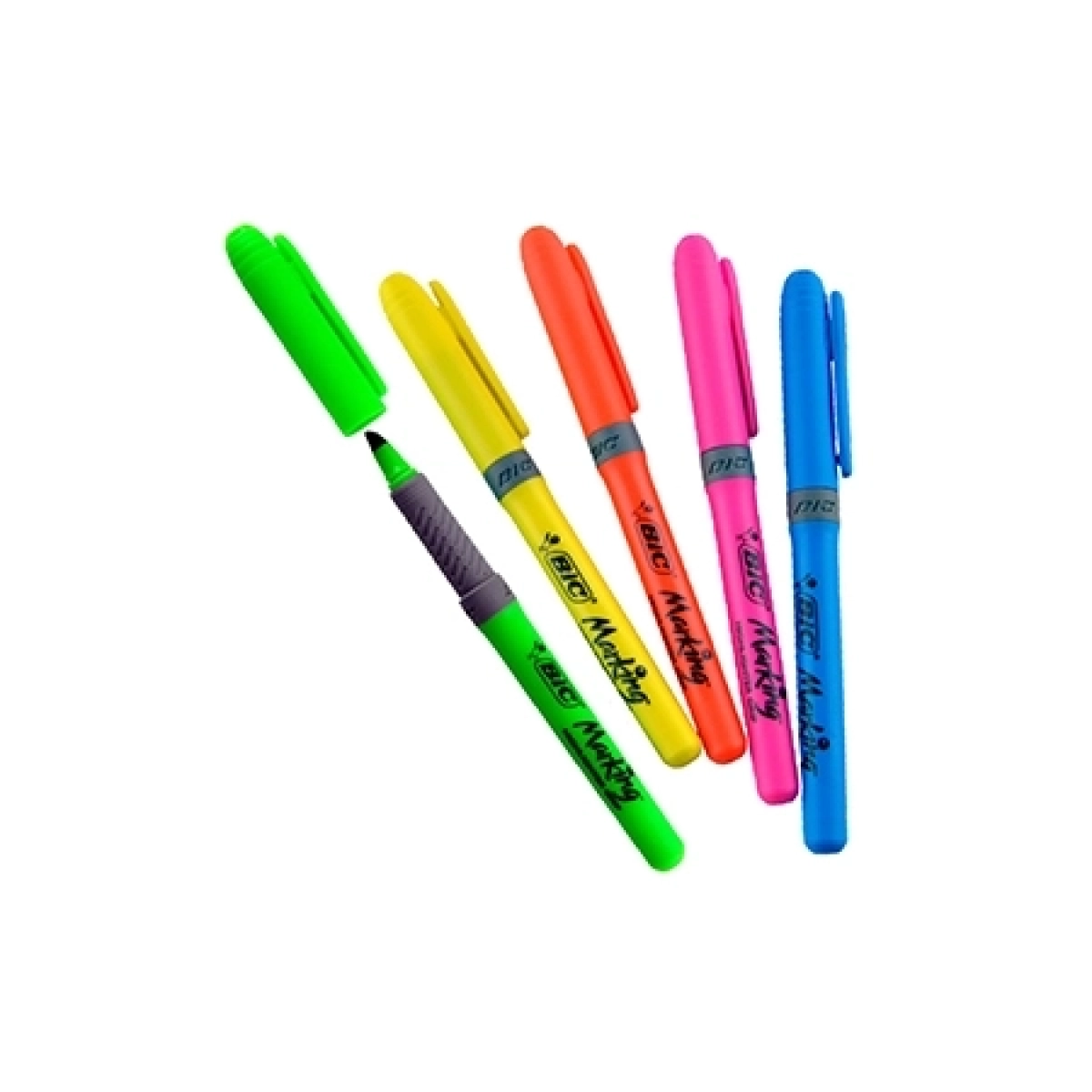 Bic highlighter grip roze