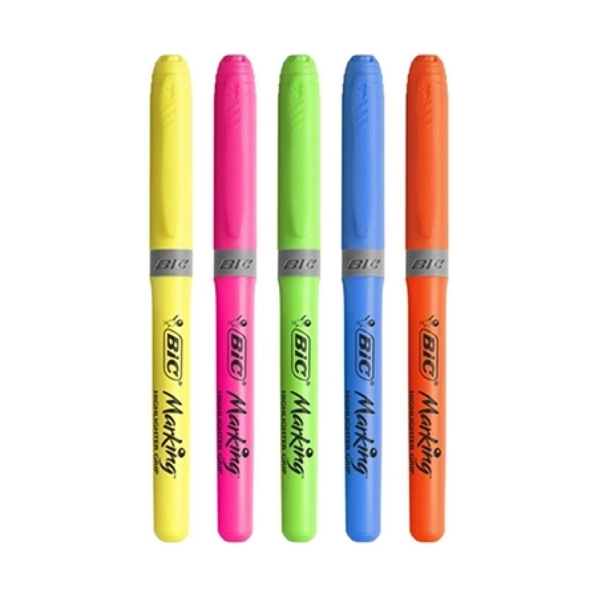 Bic highlighter grip plavi