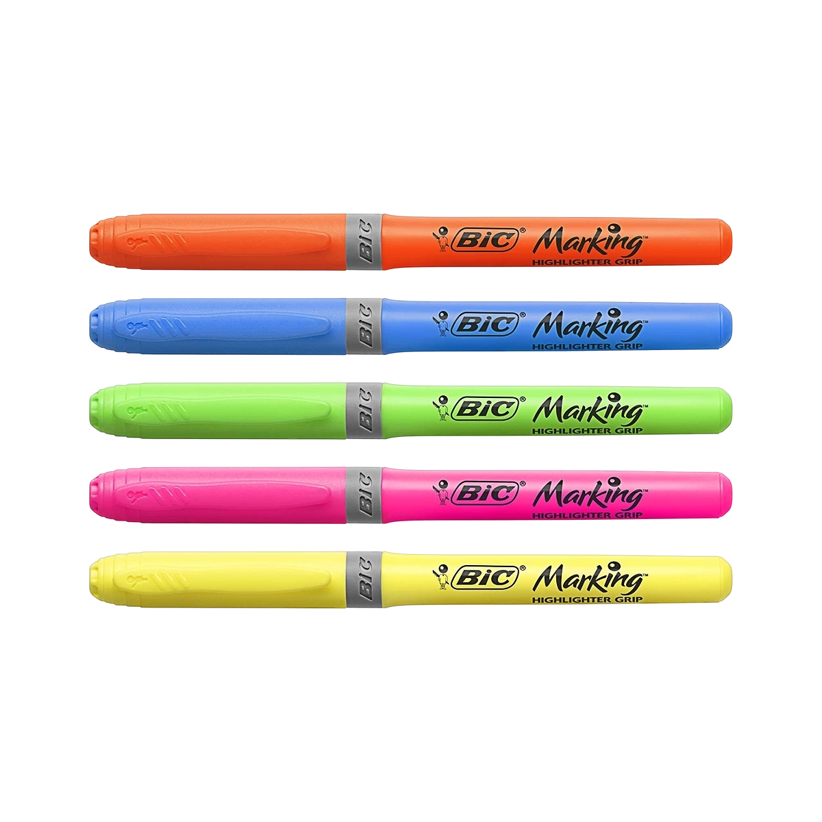 Bic highlighter grip plavi