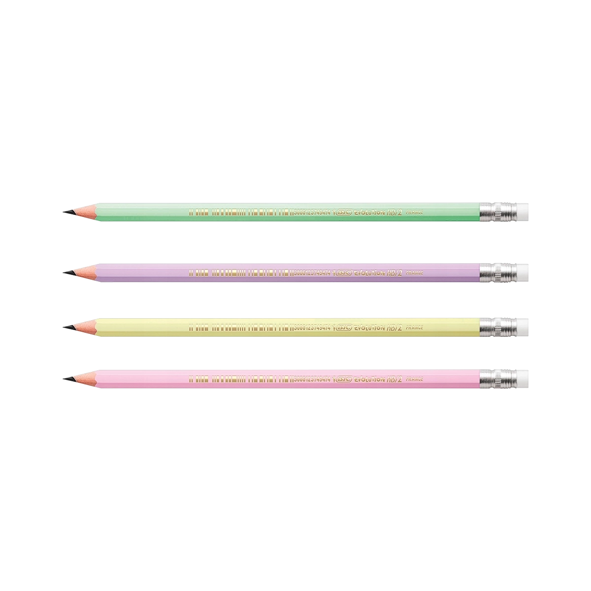 Bic grafitna olovka EVOLUTION PASTEL sa gumicom
