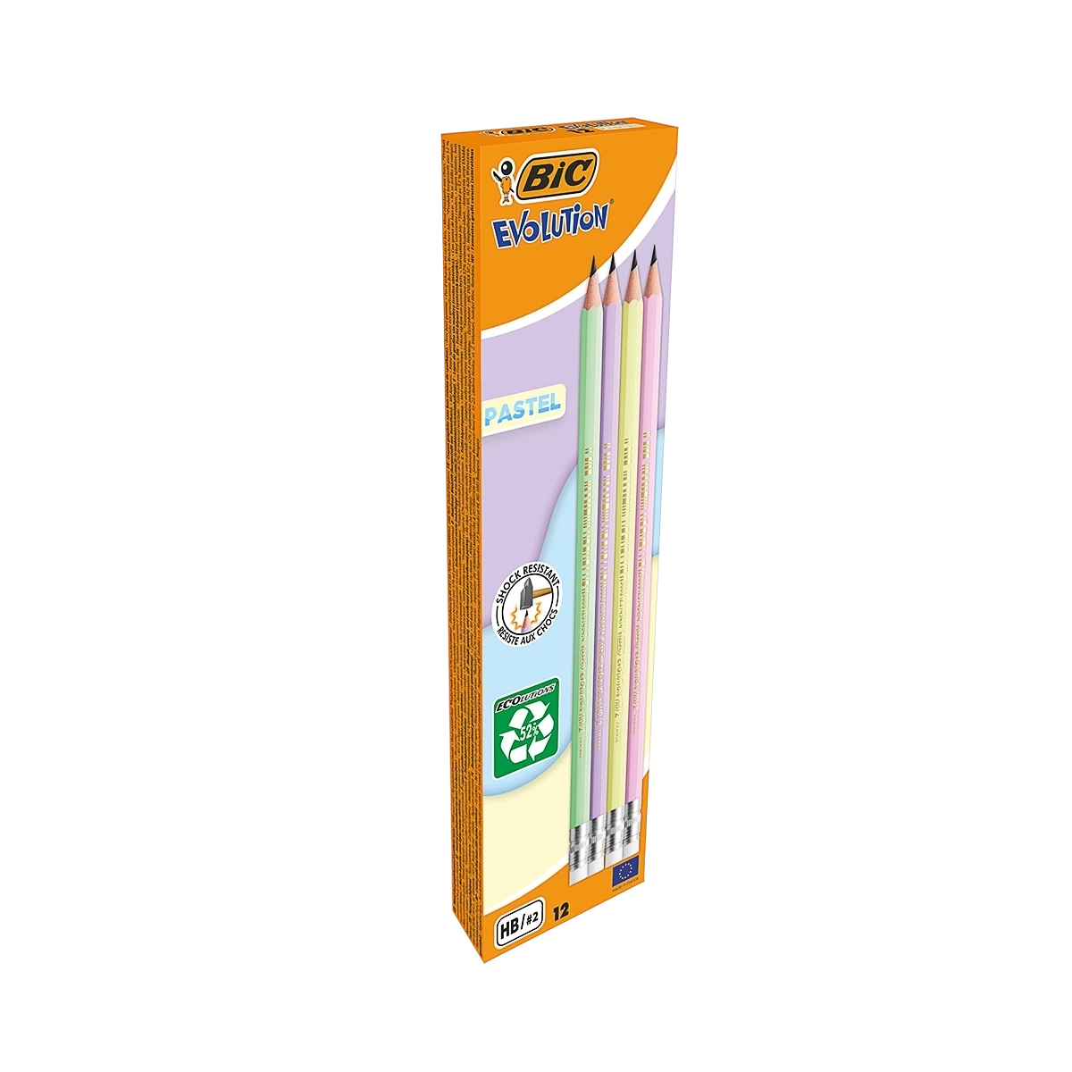 Bic grafitna olovka EVOLUTION PASTEL sa gumicom