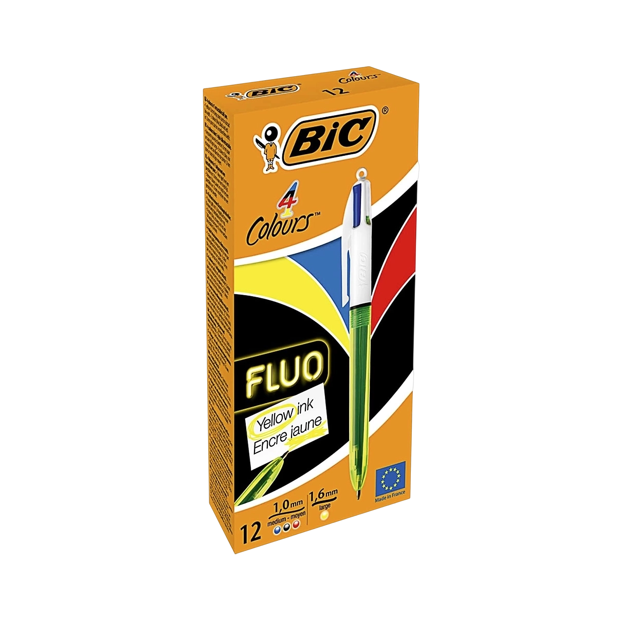 BIC 4COLOURS FLUO HEMIJSKA OLOVKA 4 BOJE FLUO