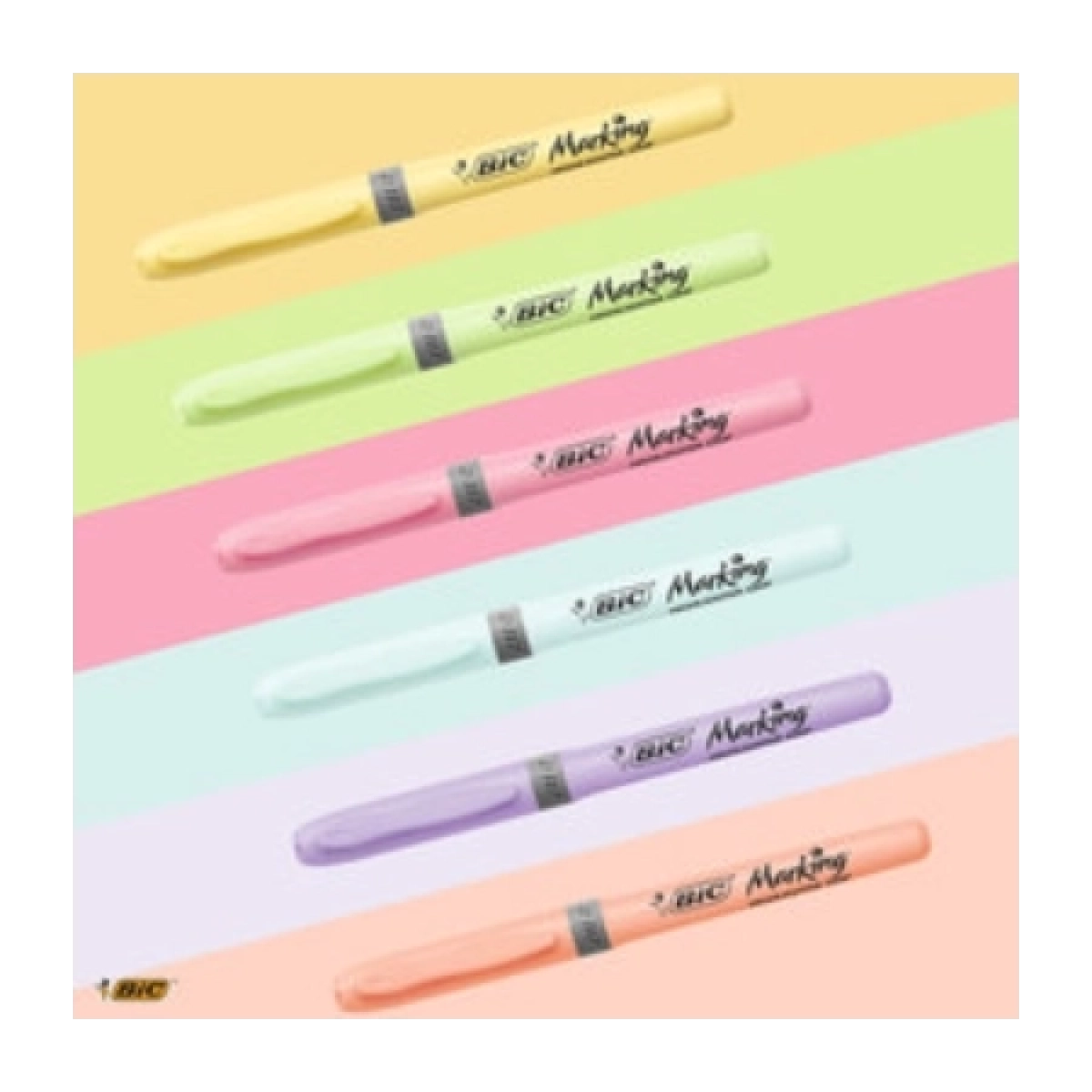 Bic highlighter grip pastel 12/1