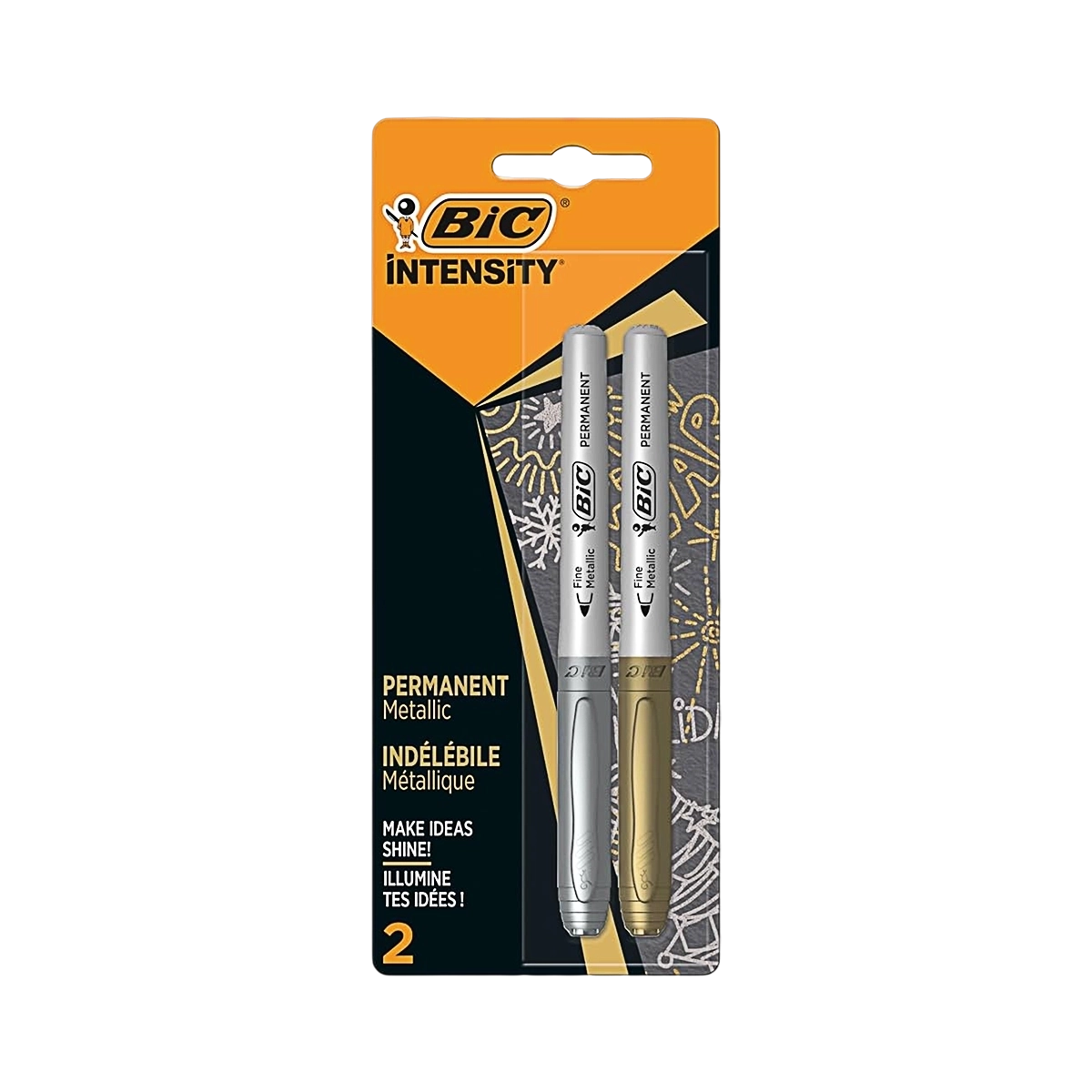Bic INTENSITY MARKER ZLATAN I SREBRNI
