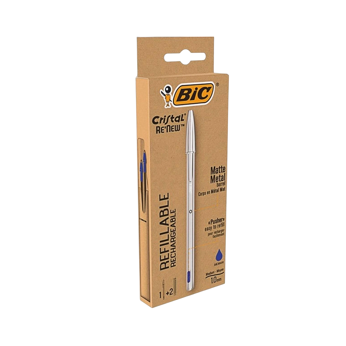 Bic CRISTAL METAL hemijska olovka plava