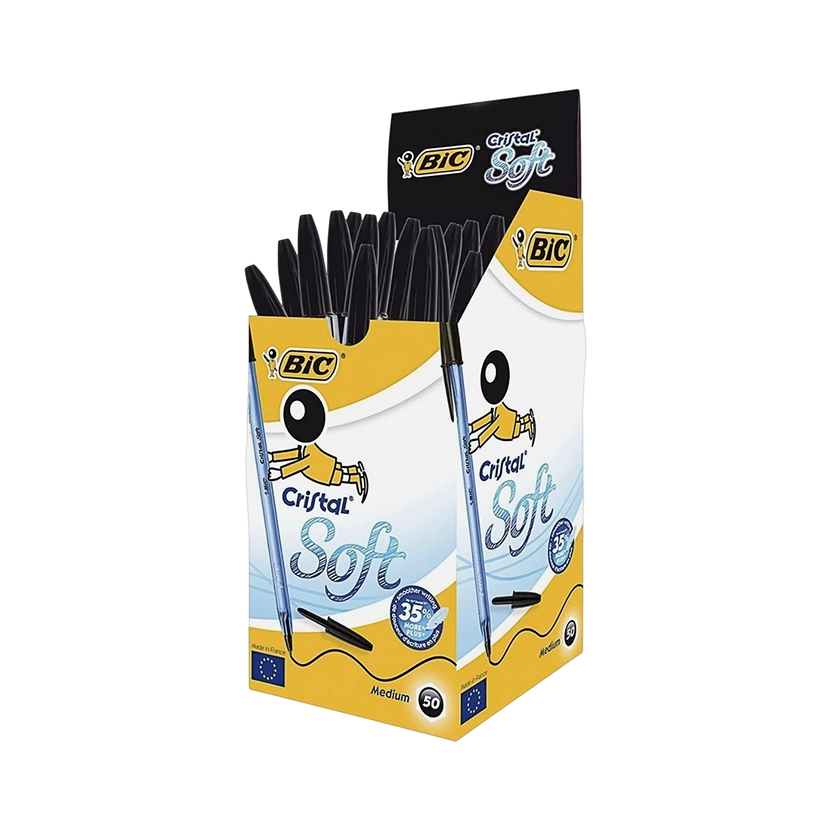Bic CRISTAL SOFT hemijska olovka crna