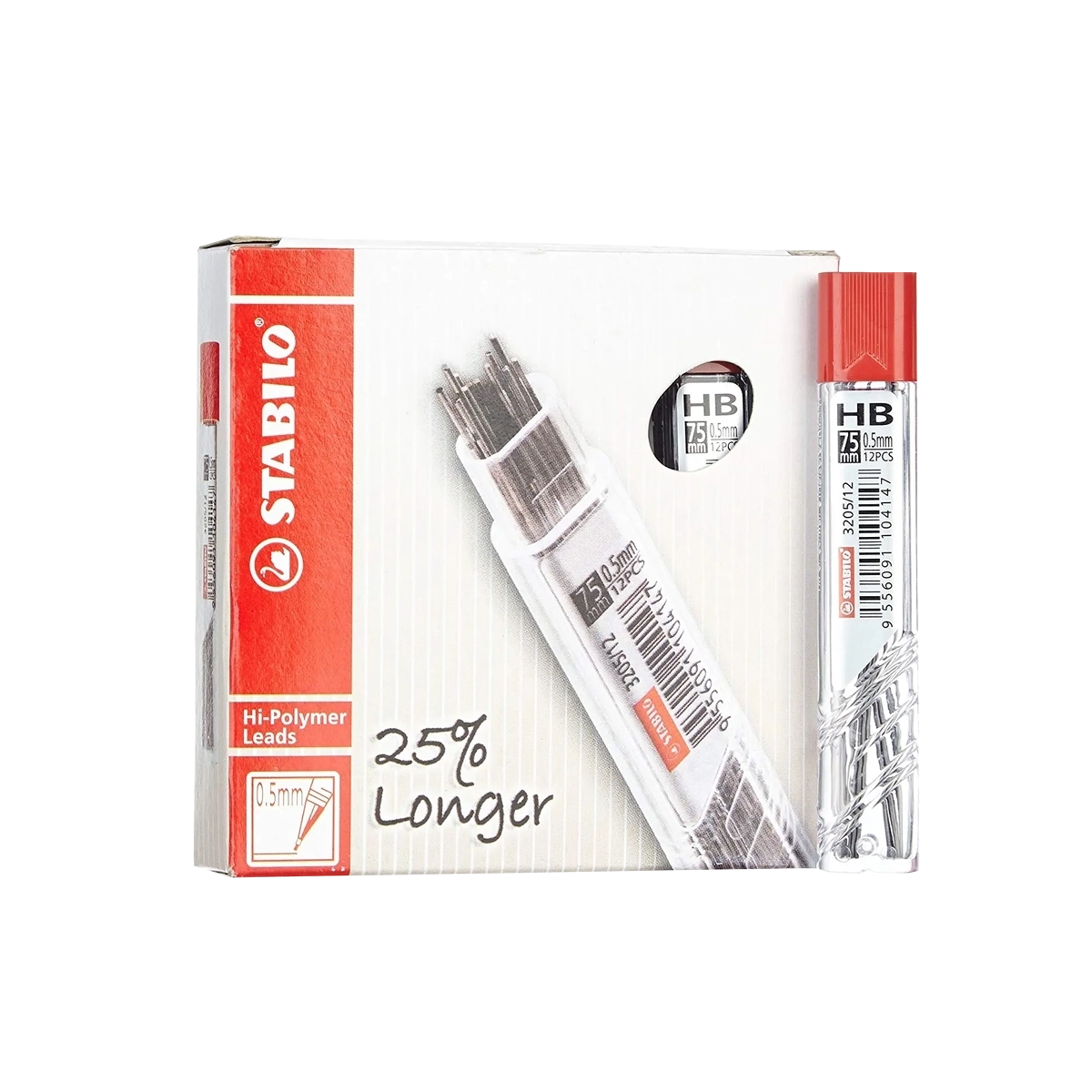 Stabilo patent mine 0.5mm HB 3205/12