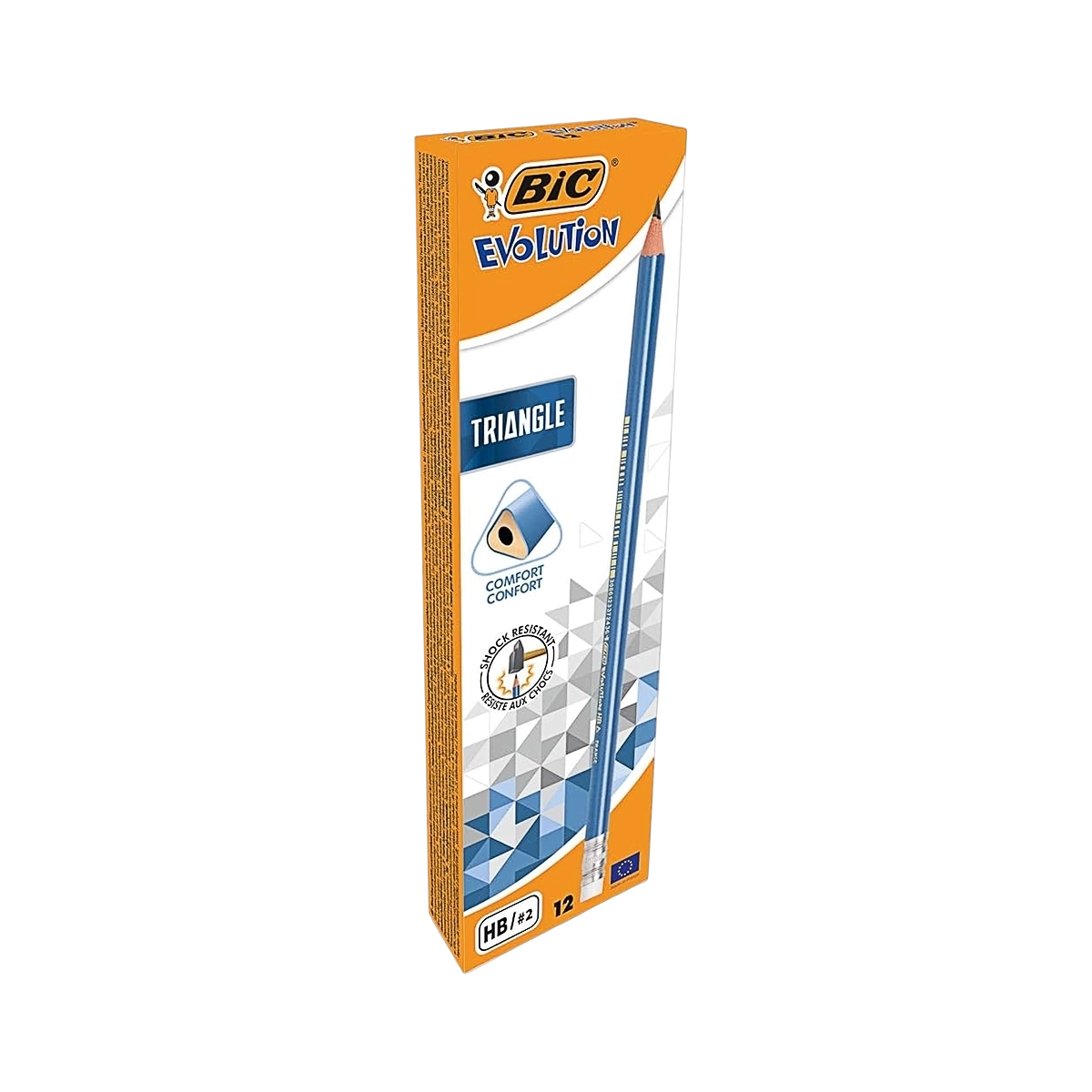 Bic grafitna olovka EVOLUTION TRIANGLE sa gumicom