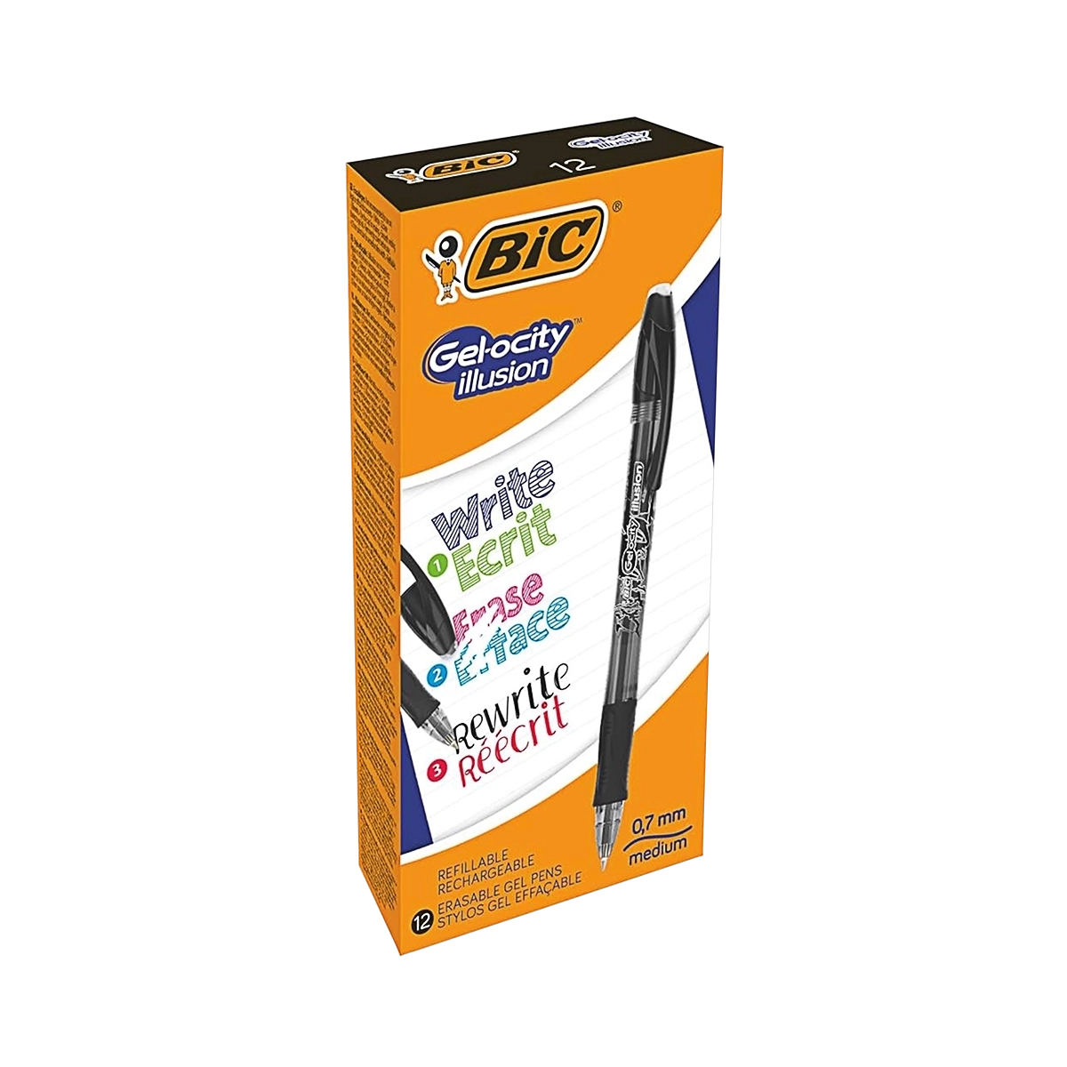 Bic GEL-OCITY ILLUSION gel olovka crna