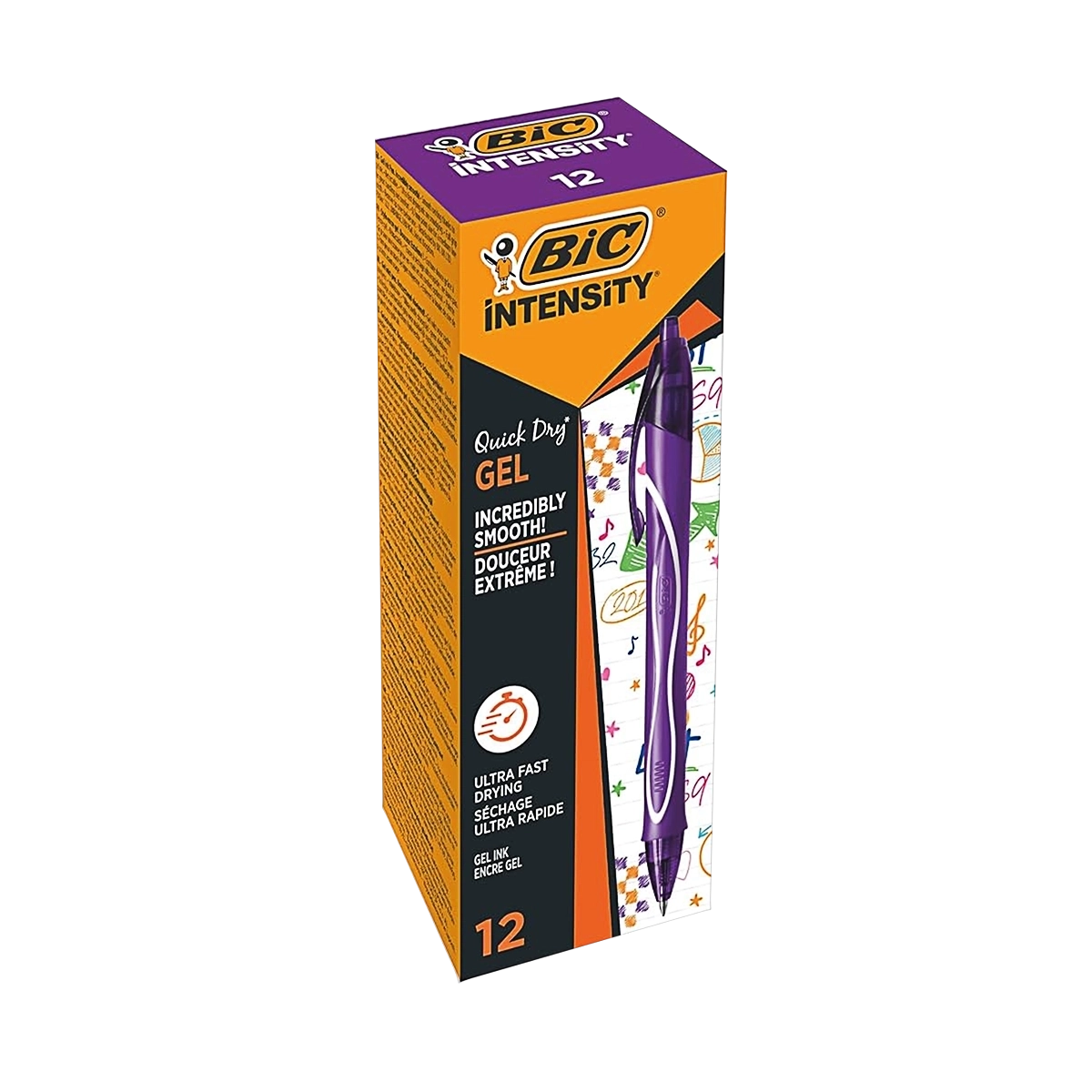 Bic GEL-OCITY QUICK DRY gel olovka ljubičasta