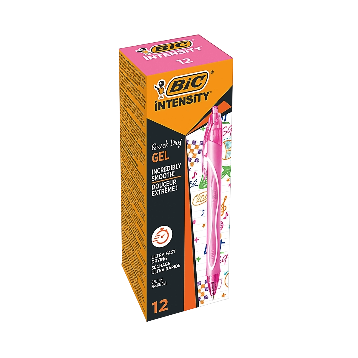 Bic GEL-OCITY QUICK DRY gel olovka pink