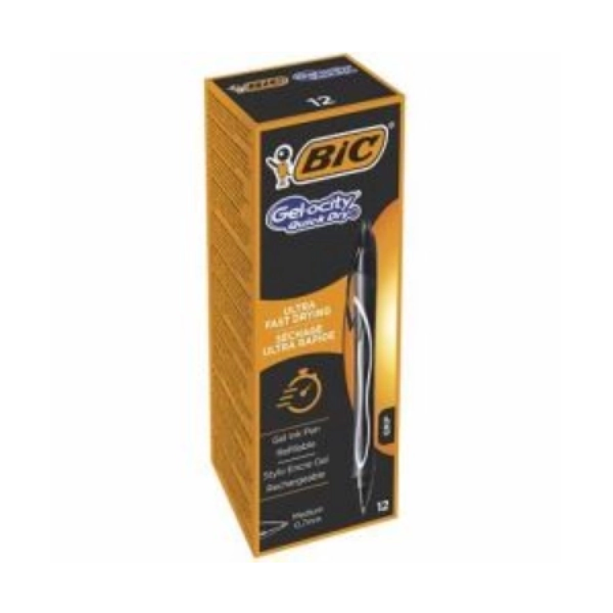Bic GEL-OCITY QUICK DRY gel olovka crna