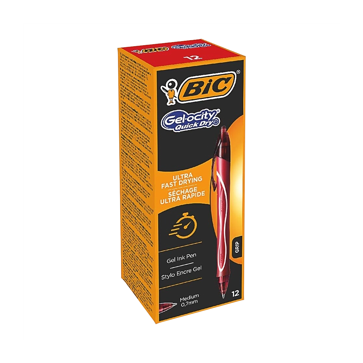 Bic GEL-OCITY QUICK DRY gel olovka crvena