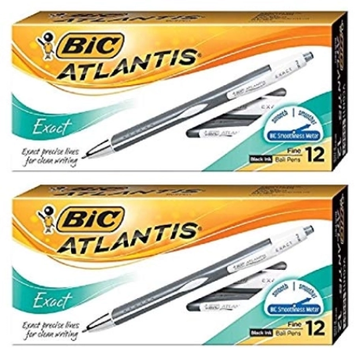 Bic ATLANTIS EXACT hemijska olovka crna