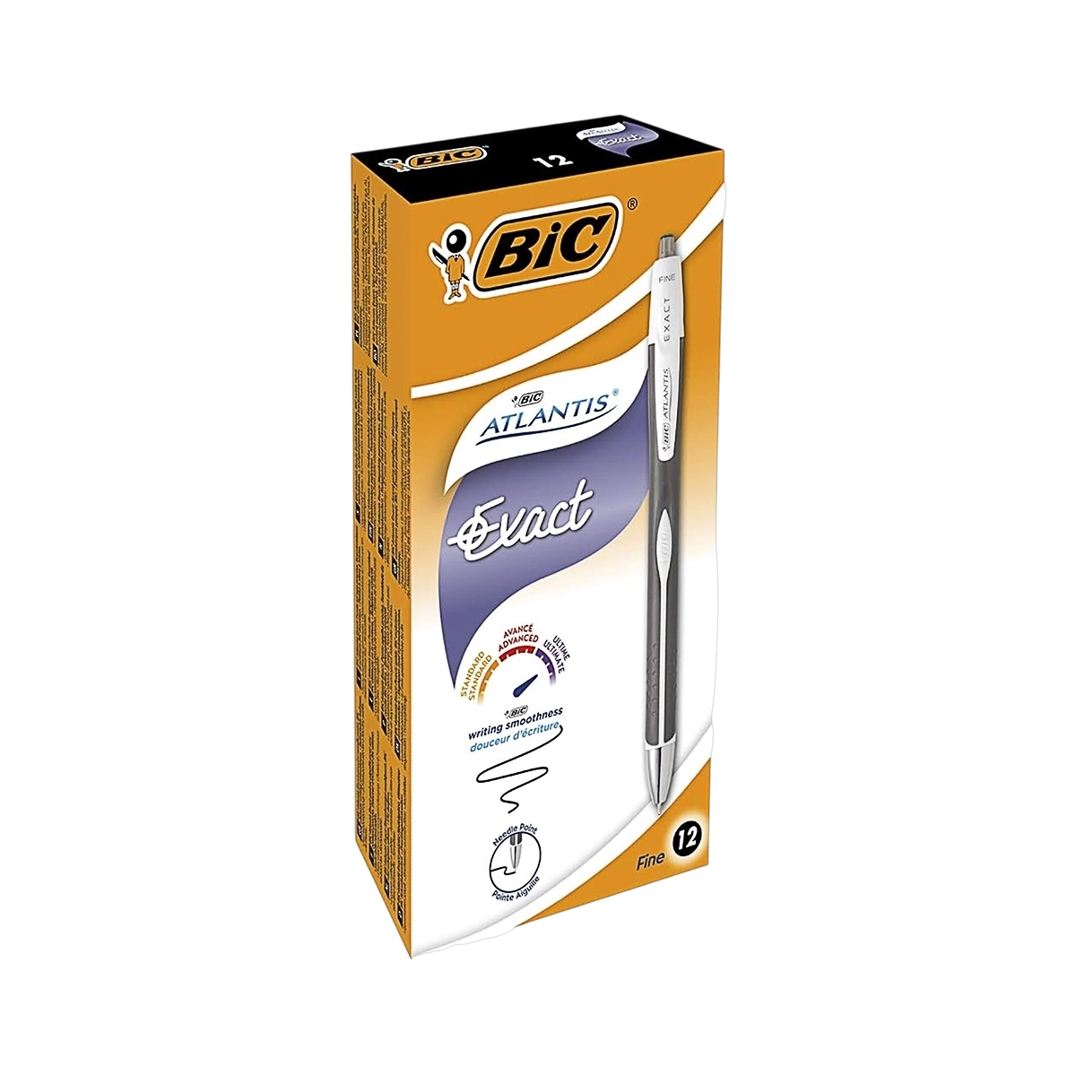 Bic ATLANTIS EXACT hemijska olovka crna