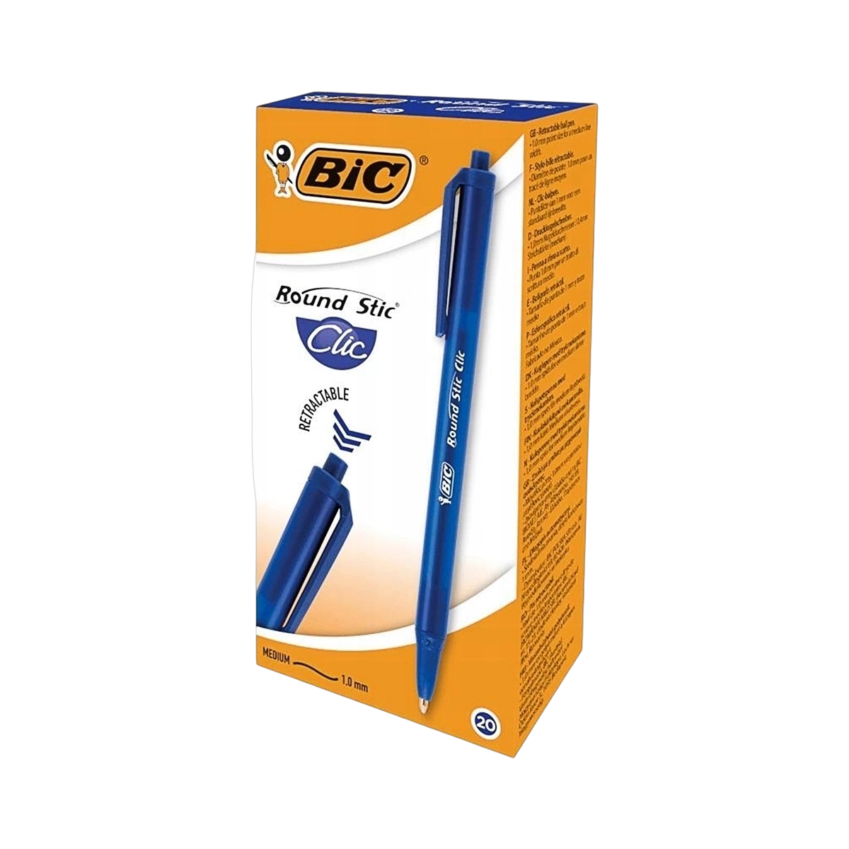 Bic ROUND STIC CLIC hemijska olovka plava