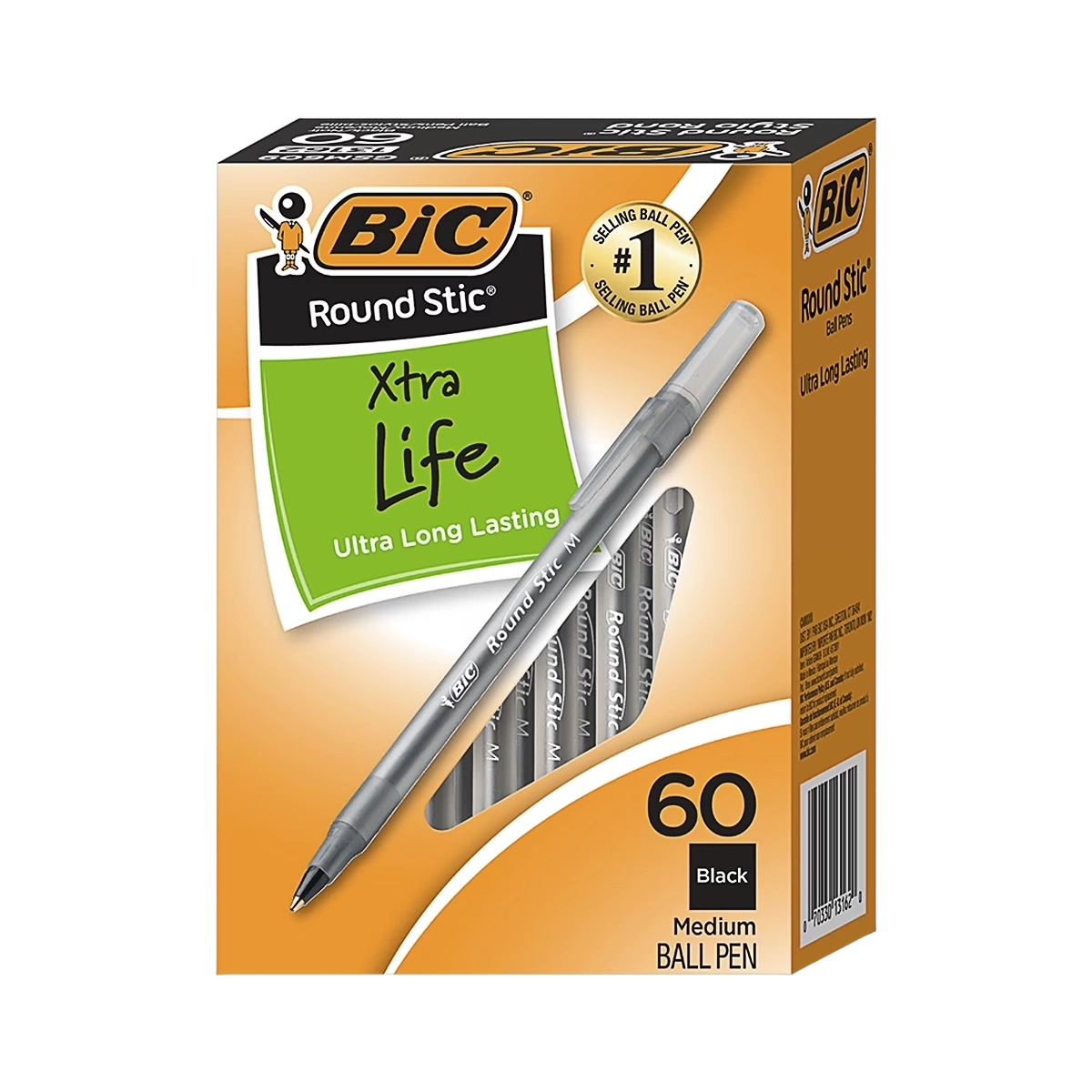 Bic ROUND STIC hemijska olovka crna