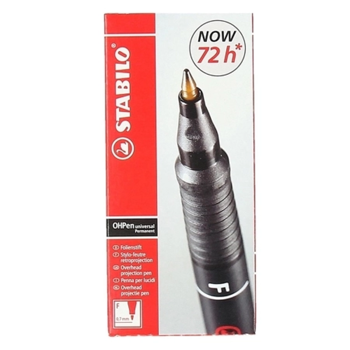 Stabilo OHP marker F crni