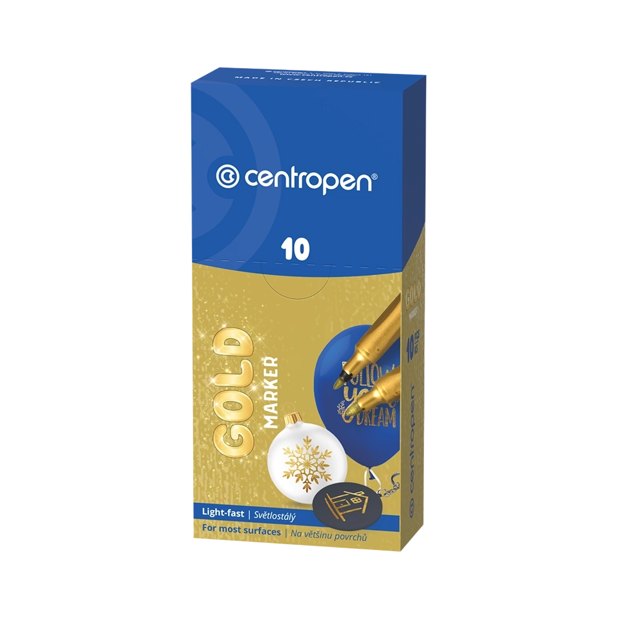 Centropen flomaster 2670 zlatni 1.00 mm