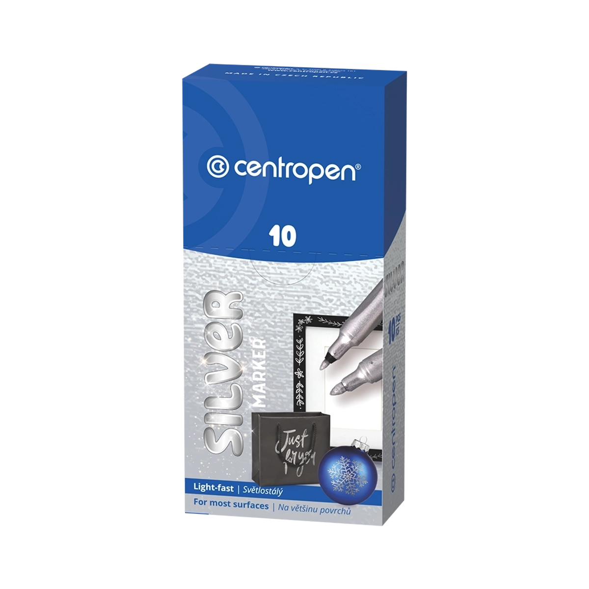 Centropen flomaster 2670 srebrni 1.00 mm