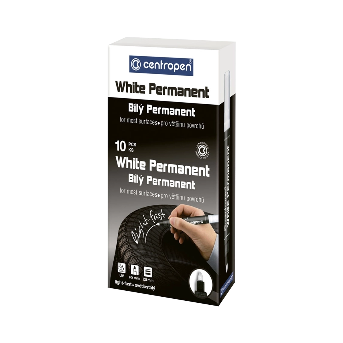 Centropen marker beli 8586