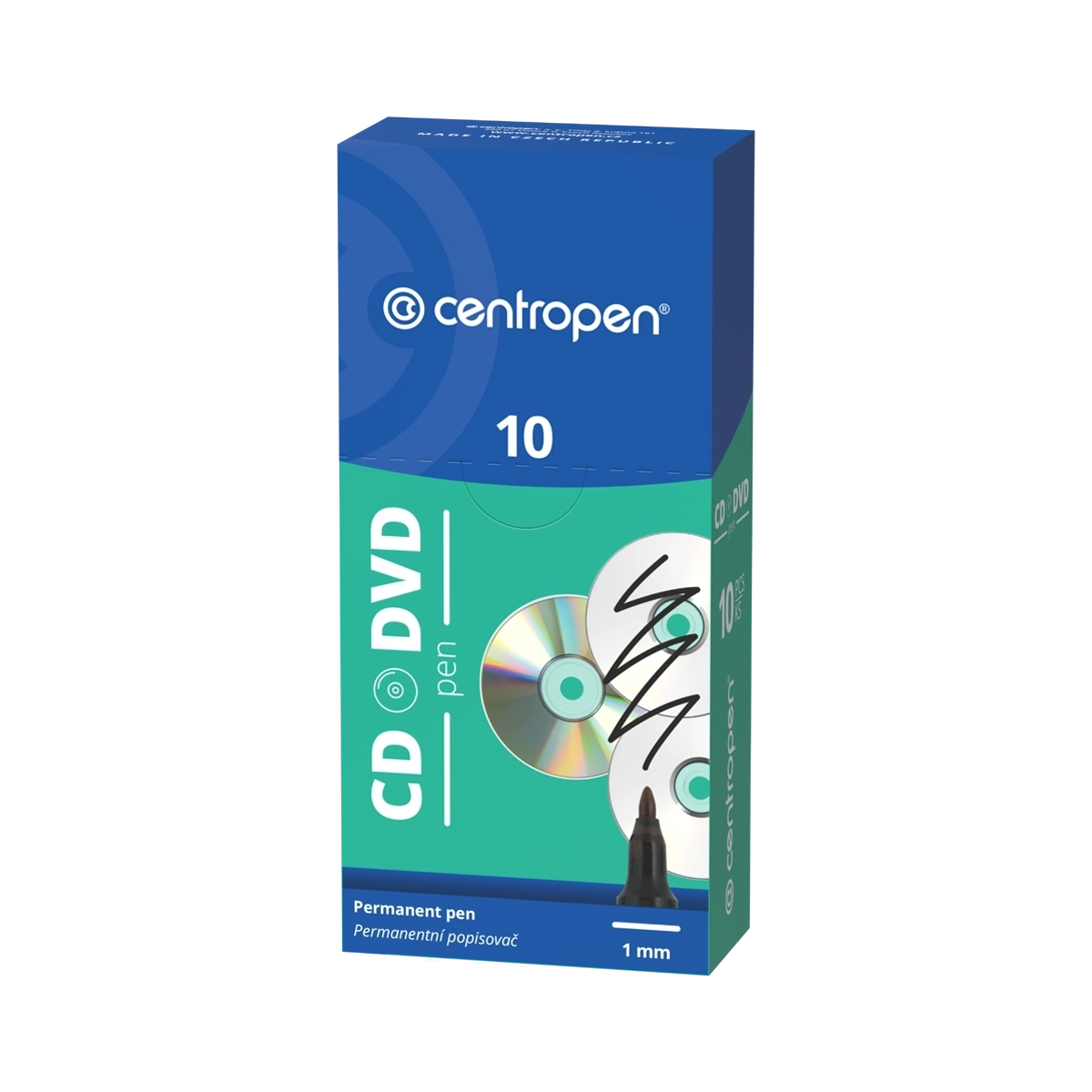 Centropen marker 4606/1 plavi za CD/DVD diskove