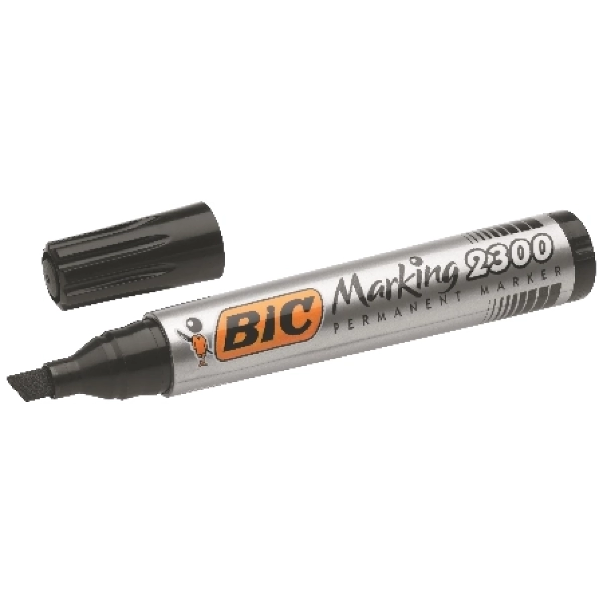 Bic permanent marker crni 2300 kosi vrh