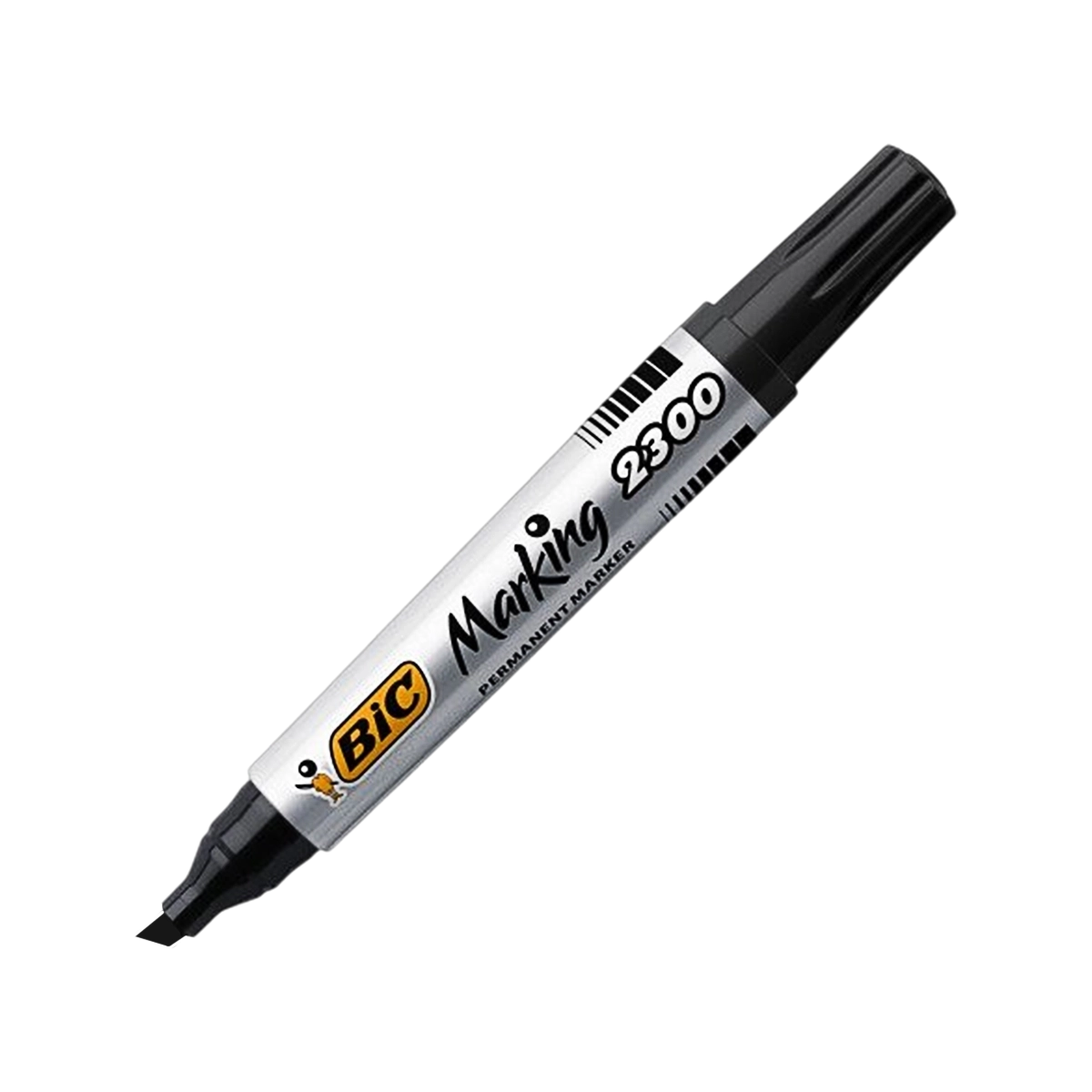 Bic permanent marker crni 2300 kosi vrh