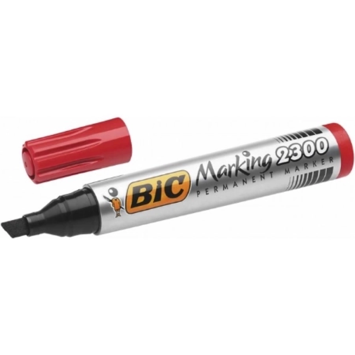 Bic permanent marker crveni 2300 kosi vrh