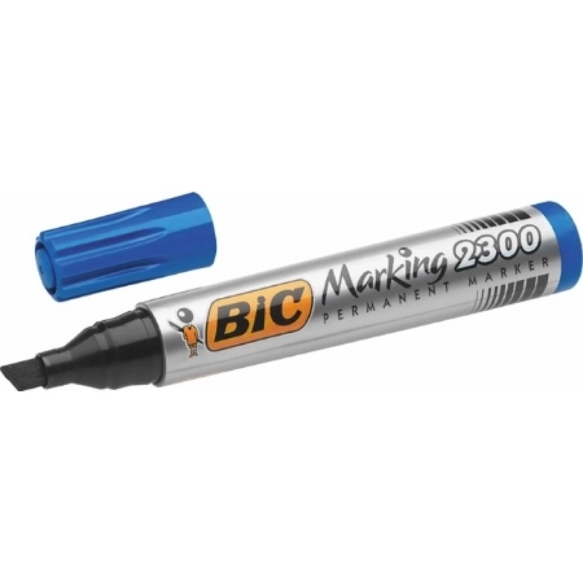 Bic permanent marker plavi 2300 kosi vrh